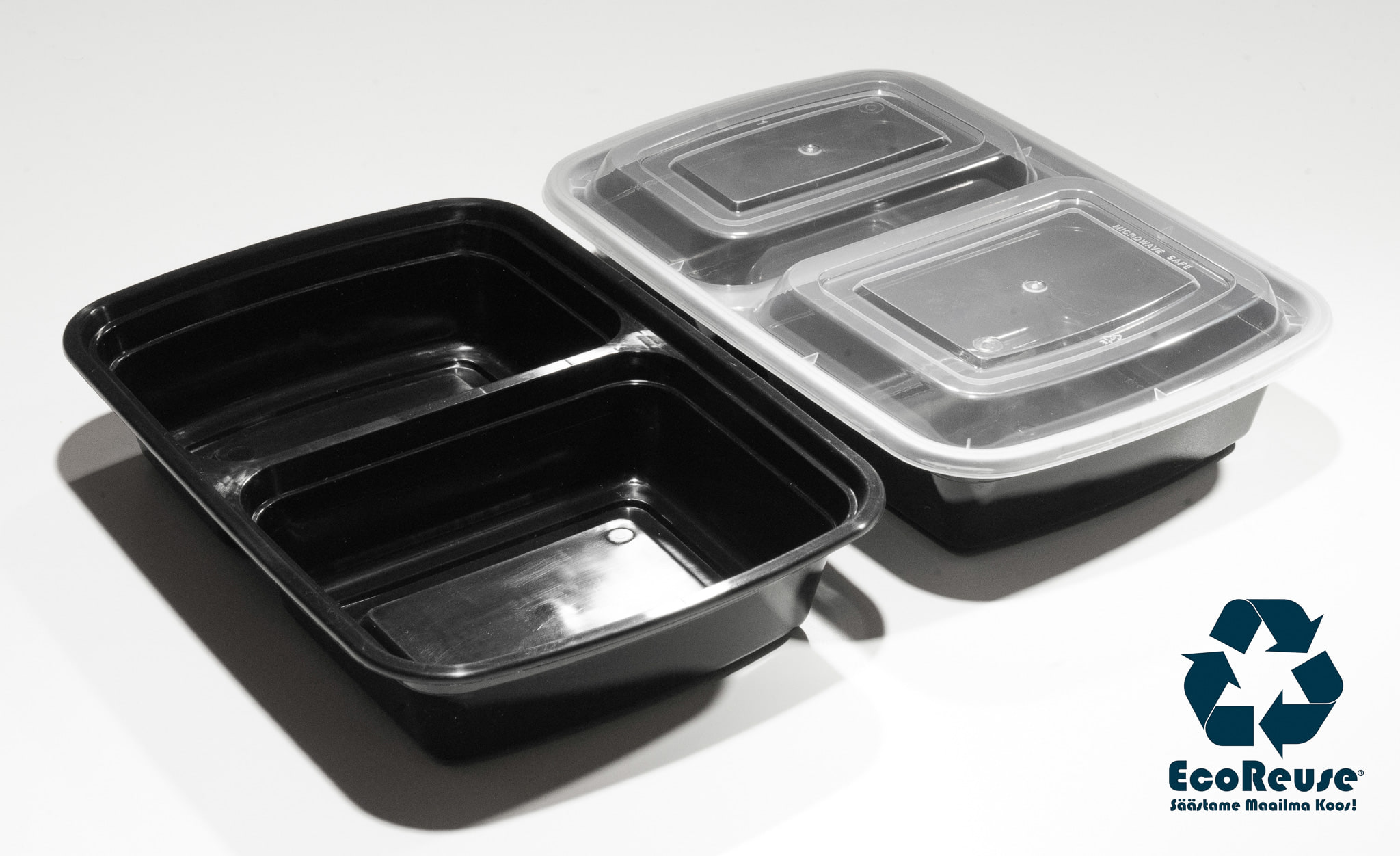 Lautanen väliseinällä 950ml